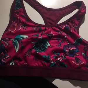 Old Navy Floral Pattern Sports Bra